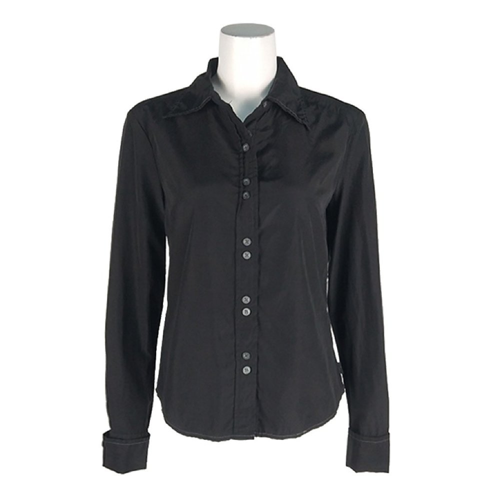 CK Classic Black Silk Shirt